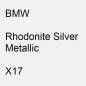 Preview: BMW, Rhodonite Silver Metallic, X17.